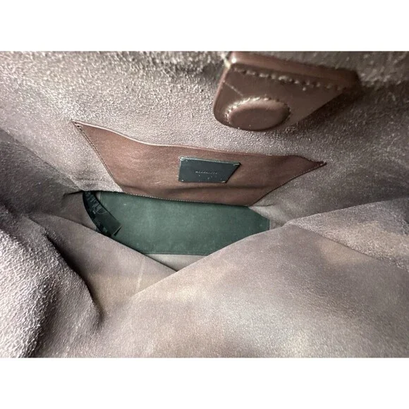 AllSaints Brown Leather Hobo Tote - Picture 12 of 15